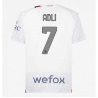 AC Milan Yacine Adli #7 Replica Away Shirt 2023-24 Short Sleeve